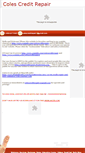 Mobile Screenshot of colescreditrepair.ws